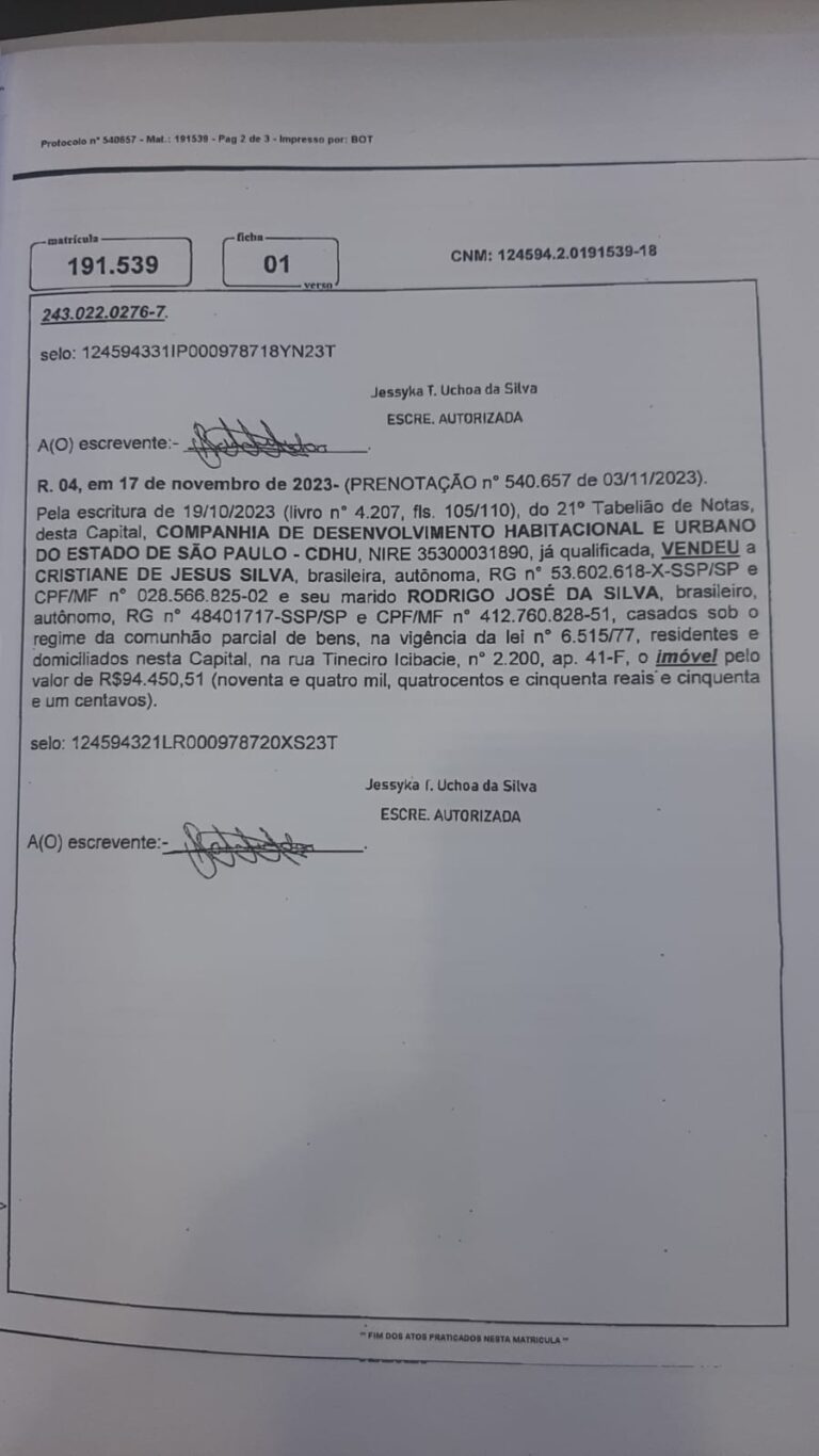Apartamento em Área Residencial
